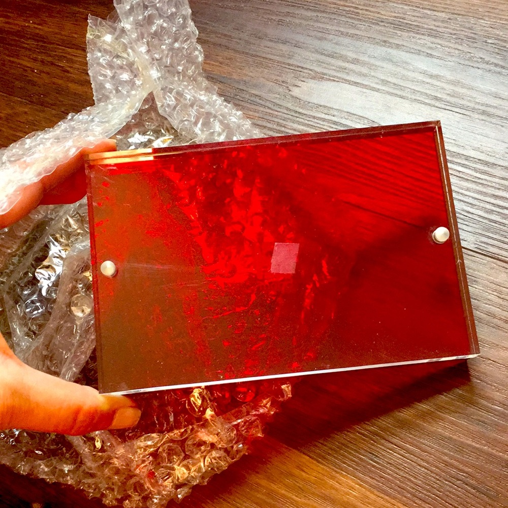 Bodum Magnetic Lucite Picture Frame Holder